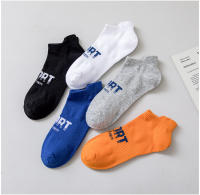 -tobilleros de verano para hombremedias deportivas con bordado finoresistentes al olorColor azul Klein5 pares - details 16