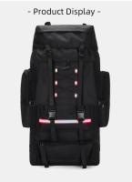 Bolsas de Trekking de 130L para hombre, mochila de escalada con cordón reflectante para acampar al aire libre, senderismo, mochilas de equipo - details 10