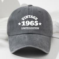 Gorra de béisbol vintage 1965 de edición limitada - ajustable, ligera, de poliéster, con parte superior suave y estampado de estrellas, ideal para actividades al aire libre, pesca, camping, equipo de camping |   Gorra de Estilo Vintage |   Gorra ligera - details 1