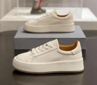 Zapatos de cuero genuino de alta calidad para mujer, zapatillas informales de tenis con plataforma, vulcanizados, 5,5 cm - details 1