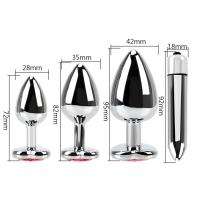 Leten IKOKY Plug Anal de Acero Inoxidable Masajeador Prostatico para Masturbación Femenina - details 8
