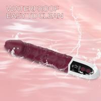 Vibrador de pene de simulación de 10 frecuencias totalmente automático con pantalla Digital, masturbador orgásmico femenino, juguete sexual para adultos - details 15
