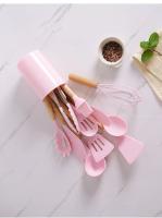 Juego de Utensilios de Cocina de Silicona Resistente y Antideslizante 11 Piezas Completas con Soporte de Acero Inoxidable Incluye Espatula y Cuchara de Almacenamiento - details 19