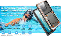Funda de teléfono de buceo IP68 para iPhone 16 15 Samsung S24 Ultra S23 FE A55 Note 20 Xiaomi 14 Huawei P50 Pro, Caja impermeable subacuática - details 3