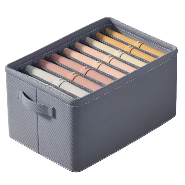 Cajas de Almacenamiento Plegables y Plegables Organizador de Espacio Saving - 1