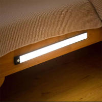 Luz con Sensor de movimiento, luz magnética activada por movimiento, iluminación de carga USB inalámbrica, luz nocturna - details 0
