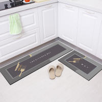 Absorción de agua de barro de diatomeas suave, absorción de aceite y combinación de alfombrilla de cocina antideslizante alfombrilla para pies de secado rápido alfombrilla para pies de cocina antifatiga para el hogar - details 6