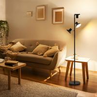 Lampara de Pie LED Regulable 36W 2500LM Lampara de Pie Salon con Mando a Distancia y Control Táctil, 4 Temperaturas de Color, 3 Luces Giratorias Luz de Pie para Salón, Habitación y Oficina - details 7