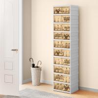 Caja de Zapatos Plegable Duradera 20 Piezas Organizables con Puertas Ajuste Aproximado hasta Tamaño 43 Muebles de Sala - details 5