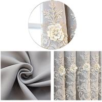 Cortinas Opacas con Ojales, Doble capa,Aislantes térmicas, Ventanas Modernas de salón para patio, cocina y dormitorio,1 Pieza - details 26