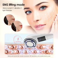Instrumento de belleza IPL para rejuvenecimiento de la piel, masajeador Facial EMS, terapia de compresión fría, estiramiento firme de la piel Facial, eliminador de arrugas - details 3