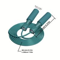 1pc Premium Steel Wire Jump Rope for Effective Indoor & Outdoor Workouts - details 2