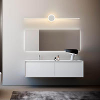 NEO Gleam-Lámpara led de pared para espejo de baño, accesorio de iluminación moderno para montaje en pared, AC85-265V, 19W-27W - details 4