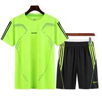 Conjunto Casual de Verano para Hombres Camiseta y Pantalones Cortos de Tenis, Traje Transpirable, Ropa para Correr de Secado Rápido, Tallas Grandes XXS-6XL, 2 Uds - details 1