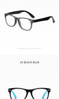 Nuevo TR Fashion Anti-Blue Frame niños estudiante ordenador gafas planas - details 11