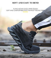 Zapatos de seguridad para el trabajo para hombre, calzado especial antipinchazos, antideslizante, para exteriores, para construcción - details 6