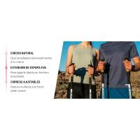 Bastones de senderismo nórdico para mujer y hombre bastones trail running bastones de marcha nórdica