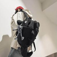Mochila impermeable de tiburón a la moda, bolso informal de viaje para ordenador portátil con múltiples bolsillos, mochila escolar de nailon de gran capacidad para estudiantes universitarios y adolescentes - details 6