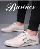 Zapatillas deportivas transpirables para hombre, zapatos deportivos casuales y cómodos, zapatillas de plataforma para mujer, tenis masculinos, zapatos casuales de cuero. - details 1