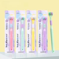 Cepillo De Dientes De Tres Lados, Revestimiento De Lengua Para Adultos, Forma De U De Tres Cabezas - details 0