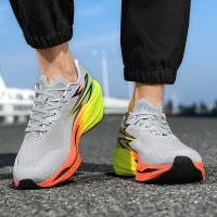 Zapatillas de correr para hombre Ligeras, transpirables, antideslizantes, resistentes al desgaste, suaves para gimnasio y maratón - details 6