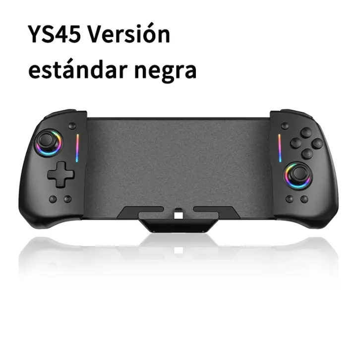 YS43 YS44 YS45 para Aplicable a Switch, Gamepad todo en uno RGB, controlador de mano transparente colorido con TURBO de 6 ejes - 1