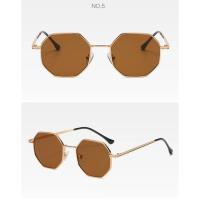 Gafas de Sol Retro de Metal Poligonal Marca de Lujo para Hombres y Mujeres Protección UV400 - details 19