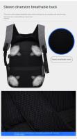 Mochila Portátil Impermeable para Hombres Carga USB Resistente al Desgaste - details 4