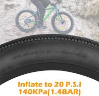 ZUKKA Neumáticos de Montaña Plegables de Alta Densidad Reemplazo de Neumáticos Gruesos para Bicicleta para Nieve y Playa BMX MT - details 5