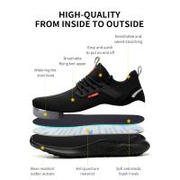 Zapatillas de Seguridad para el Trabajo Anti-Perforación con Punta de Acero a Prueba de Golpes Ligeras Transpirables para Hombres y Mujeres Tulldent - details 3