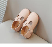 Zapatos de cuero para niñas pequeñas, zapatos planos de cuero clásicos, dulces, simples, de princesa, para niñas medianas, zapatos de vestir para bodas - details 7