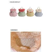 Mochila con cordón para exteriores de estilo coreano, mochila de nailon de fruta de Color dopamina para viaje, bolsa de libros de gran capacidad, bolso de hombro para senderismo - details 18