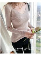 suéter de punto de manga larga para mujer, Jersey informal OL, otoño e invierno, 2025 - details 11