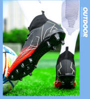 Botas de fútbol para hombre, zapatos de fútbol profesionales FG/TF, botines de tobillo alto para niños pequeños, zapatillas de fútbol para césped, zapatos de entrenamiento de fútbol sala - details 26