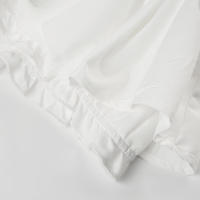 BUNO-minifalda blanca de cintura baja con cinturón para mujer, faldas cortas básicas de estilo Preppy informal Kawaii, trajes de calle Coreanos - details 11