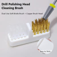 Cepillo de Limpieza para Taladro de Uñas 1Pc Cabeza de Pulido con Alambre de Cobre Herramientas de Manicura para Uñas Arte de Uñas Doble Uso Máquina Suave para Cabello - details 1