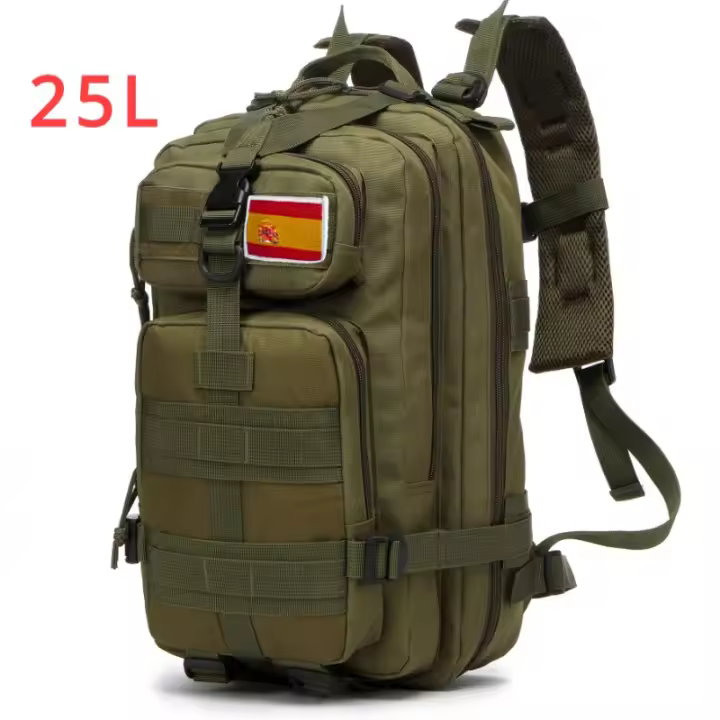 Mochila Táctica Impermeable de Gran Capacidad, 25 Litros/50 Litros, Para Emergencias de 3 Días, Caza Senderismo y Actividades al Aire Libre - 1