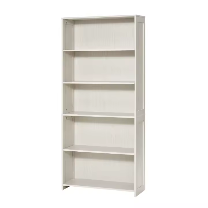 SucceBuy Estantería ancha de 5 niveles - Librería abierta de madera de 68 pulgadas con estante organizador de exhibición y almacenamiento - 1