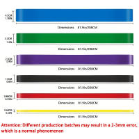 Bandas de resistencia premium Entrenamiento de fuerza mejorado para desarrollar músculos Solución versátil de gimnasio en casa para fitness Yoga Pilates - details 1