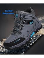 Zapatillas de Senderismo Invierno para Hombres Montaña Exterior Botas de Nieve a Prueba de Choques Deporte Casual Cálido Impermeable Marca RUNSUN DAILY - details 7