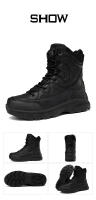 Botas tácticas de combate del desierto de la fuerza especial para hombre, zapatos de senderismo al aire libre, zapatillas de seguridad para el trabajo al tobillo - details 15