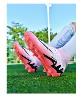 Botas de campo de fútbol para hombre, tacos de sociedad profesional, zapatos de fútbol originales para niños, zapatos de fútbol antideslizantes para entrenamiento de césped para niños - details 44