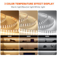 GAHADA Luz de Tira LED de Espectro Completo Moderna, Ahorradora de Energía, Regulable 24V SMD2835 - details 1
