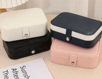 Caja organizadora de joyas de PU, organizador de anillos de viaje, soporte para collar, caja de exhibición de Joyas, bolsa contenedor de joyería de regalo - details 1