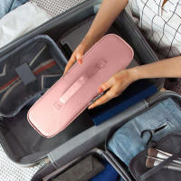 Bolsa de almacenamiento portátil para secador de pelo y plancha rizadora, gran capacidad, doble capa especial para mujeres - details 2