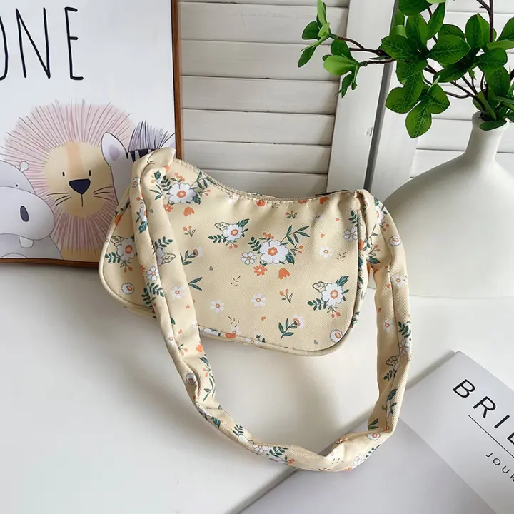 Bolso de Hombro de Estilo Pastoral Fresco Nylon para Exteriores Poliéster para Forro - 1