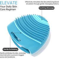 Limpiador de Maquillaje de Cepillo de Silicona Herramienta de Cuidado de la Piel Facial para Limpieza Positiva y Negativa - details 1