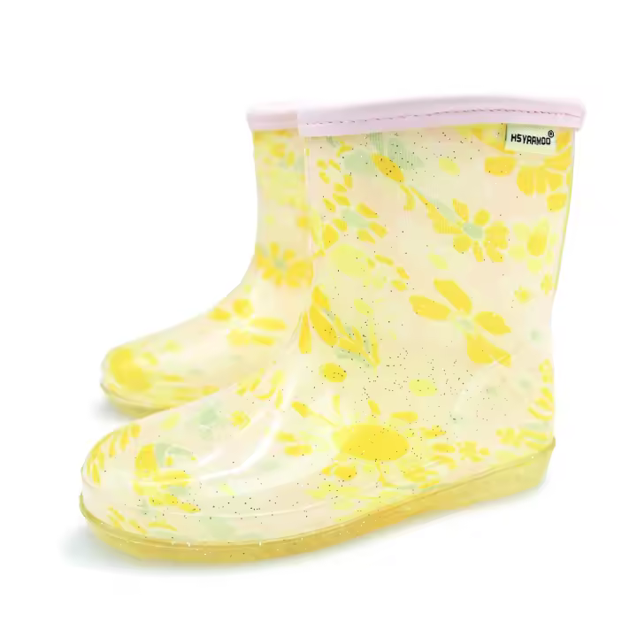 Botas de lluvia para bebés impermeables, antideslizantes, suaves y ligeras para juegos al aire libre y aventuras en barro, unisex. - 1