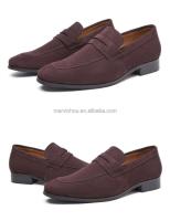 Zapatos informales de diseñador de moda de gamuza hechos a mano Oxford formales para hombre con logo Dropshipping - details 8
