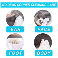 Guantes de aseo para mascotas, toallitas desechables, sin lavado, para limpieza, desodorización y nutrición de la piel, 3 pares - details 4